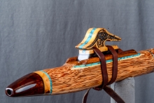 Red Palm  Native American Flute, Minor, Mid F#-4, #N5F